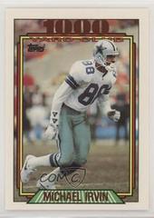 Michael Irvin Football Cards 1992 Topps 1000 Yard Club Prices
