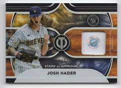Josh Hader #SOA-JH Baseball Cards 2022 Topps Tribute Stamp of Approval Relics Prices