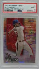 Alec Bohm [Red Lava Refractor] #5 Baseball Cards 2021 Bowman’s Best Prices