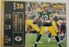 Aaron Rodgers [Gold] Football Cards 2022 Panini Contenders Game Day Ticket Prices
