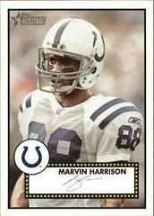 Marvin Harrison #329 Football Cards 2006 Topps Heritage Prices