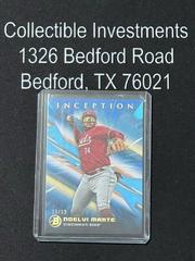 Noelvi Marte [Blue Foil] #17 Baseball Cards 2023 Bowman Inception Prices
