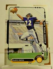 Duane Starks [Bronze] #9 Football Cards 1998 Upper Deck Prices