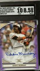 Eddie Murray [Purple] Baseball Cards 2022 Topps Definitive Defining Images Autograph Collection Prices