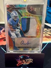Amon Ra St. Brown [Tie Dye] #JRS-AST Football Cards 2021 Panini Select Jumbo Rookie Signature Swatches Prices