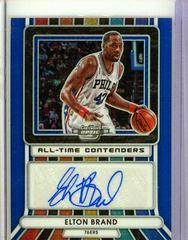 Elton Brand #13 Basketball Cards 2022 Panini Contenders Optic All-Time Autograph Prices