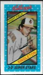 Ken Singleton #30 Baseball Cards 1980 Kellogg's Prices