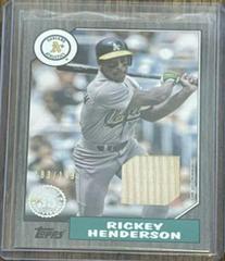 Rickey Henderson [Black] Baseball Cards 2022 Topps 1987 Relics Prices