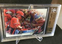 Mike Trout [Signing Autographs Refractor] #1 Baseball Cards 2016 Topps Chrome Prices