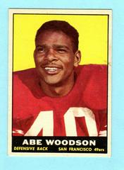 Abe Woodson Football Cards 1961 Topps Prices