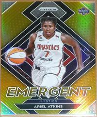 Ariel Atkins [Gold] Basketball Cards 2022 Panini Prizm WNBA Emergent Prices