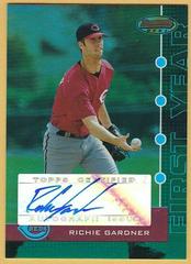 Richie Gardner [Autograph] #128 Baseball Cards 2005 Bowman's Best Prices