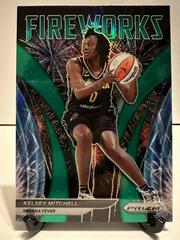 Kelsey Mitchell [Green] #14 Basketball Cards 2022 Panini Prizm WNBA Fireworks Prices