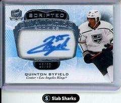 Quinton Byfield Hockey Cards 2021 Upper Deck The Cup Scripted Swatches Auto Patch Prices