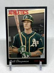 Matt Chapman [Black Border] Baseball Cards 2019 Topps Heritage Prices