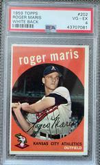 Roger Maris [White Back] #202 Baseball Cards 1959 Topps Prices