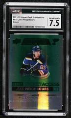 Jake Neighbours [Green] #115 Hockey Cards 2021 Upper Deck Credentials Prices