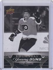 Tyson Foerster [Black & White] Hockey Cards 2023 Upper Deck UD Canvas Prices