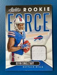 Devin Singletary Football Cards 2019 Panini Absolute Rookie Force Prices