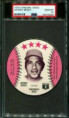 Johnny Bench Baseball Cards 1976 Carousel Discs Prices