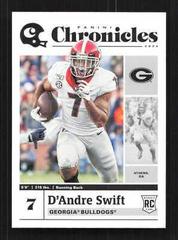 D'Andre Swift [Green] #8 Football Cards 2020 Panini Chronicles Draft Picks Prices
