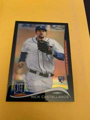 Nick Castellanos [Black Refractor] #4 Baseball Cards 2014 Topps Chrome Prices