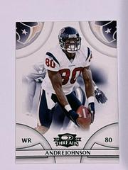 Andre Johnson #53 Football Cards 2008 Panini Donruss Threads Prices