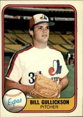 Bill Gullickson #150 Baseball Cards 1981 Fleer Prices