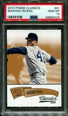 Mariano Rivera #91 Baseball Cards 2014 Panini Classics Prices