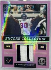 Andre Johnson [Pearl] #EC-8 Football Cards 2022 Panini Encased Encore Collection Prices