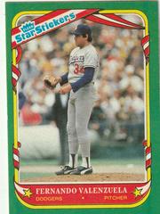 Fernando Valenzuela Baseball Cards 1987 Fleer Star Stickers Prices