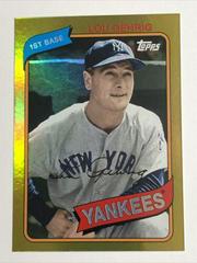 Lou Gehrig [Gold] #51 Baseball Cards 2014 Topps Archives Prices