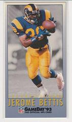 Jerome Bettis #339 Football Cards 1993 Fleer Gameday Prices