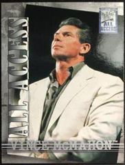Vince Mcmahon #41 Wrestling Cards 2002 Fleer WWF All Access Prices