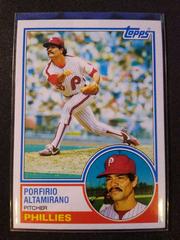 Porfirio Altamirano #432 Baseball Cards 1983 Topps Prices