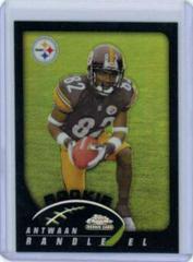 Antwaan Randle El [Black Refractor] #192 Football Cards 2002 Topps Chrome Prices