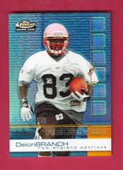 Deion Branch [Gold Refractor] Football Cards 2002 Topps Finest Prices
