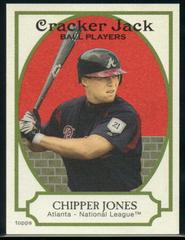 Chipper Jones [Mini Sticker] #31 Baseball Cards 2005 Topps Cracker Jack Prices