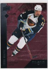 Todd White #41 Hockey Cards 2009 Upper Deck Black Diamond Prices