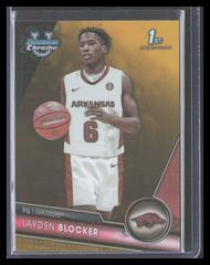 Layden Blocker [Gold] #7 Basketball Cards 2023 Bowman Chrome University Prices