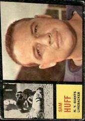 Sam Huff Football Cards 1962 Topps Prices