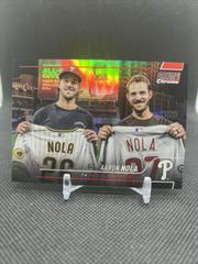 Aaron Nola [Red] #284 Baseball Cards 2022 Stadium Club Chrome Prices