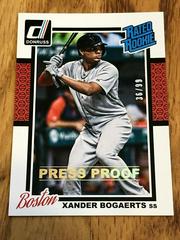 Xander Bogaerts [Gold Press Proof] #44 Baseball Cards 2014 Donruss Prices