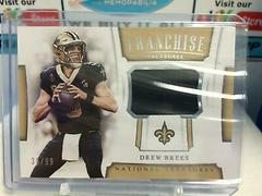 Drew Brees Football Cards 2018 National Treasures Franchise Prices
