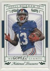 Odell Beckham Jr. [Emerald] #14 Football Cards 2015 Panini National Treasures Prices