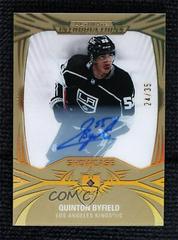 Quinton Byfield [Gold Autograph Showcase] #UI-95 Hockey Cards 2021 Ultimate Collection Introductions Autographs Prices