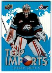 Jan Spunar [Blue] Hockey Cards 2022 Upper Deck CHL Top Imports Prices
