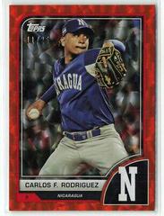 Carlos F. Rodriguez [Orange Cracked Ice] Baseball Cards 2023 Topps World Classic Prices