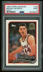 Drazen Petrovic [Gold] Basketball Cards 1992 Topps Archives Prices