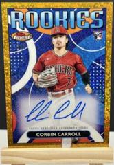Corbin Carroll [Red Wave] #FA-CC Baseball Cards 2023 Topps Finest Autographs Prices